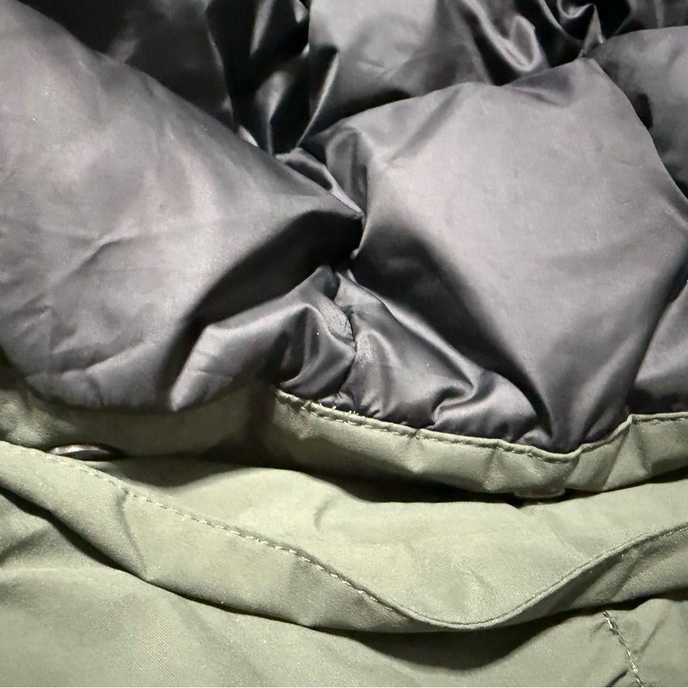Eddie Bauer Green Fur-Trimmed Hooded Jacket - Picture 10 of 10